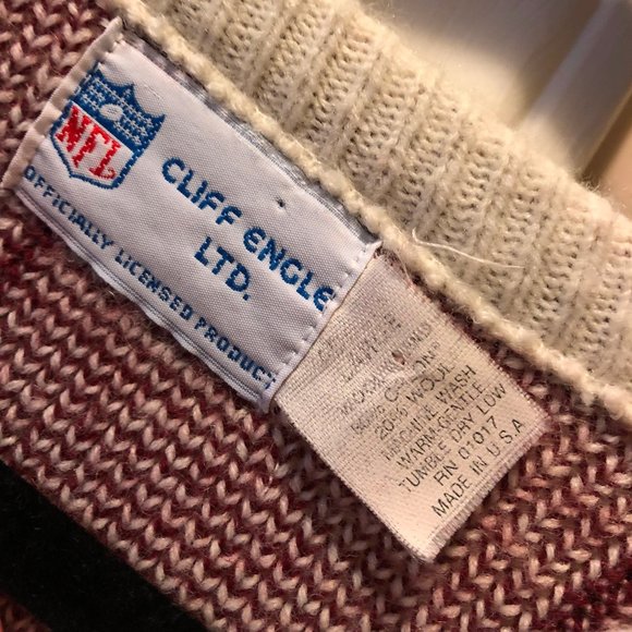 Vintage Cliff Engle Redskins Sweater - Picture 2 of 7